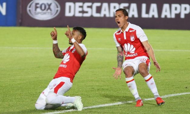 Independiente Santa Fe ganó en Cali y está en semifinales de la Copa Sudamericana